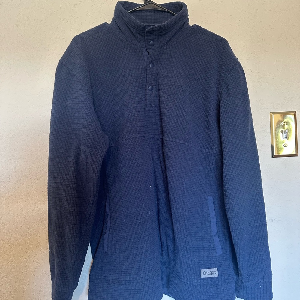 Outdoor Research Trail Mix quarter snap sweater Size L